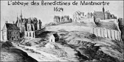 Le Monastère des Bénédictines de Montmartre en 1624. 
