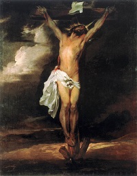 Jésus cruxifié au Golgotha