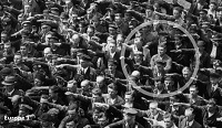 Un militaire allemand refuse de faire le signe de raliement à Hitler